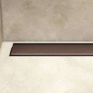 I-Drain Plano - Решетка от неръждаема стомана за поддушово корито от серия PRO, PVD повърхност, дължина 90 см, шоколад IPRO0900C (IPRO0900C)