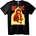 NOONEBRAND Тениска AC/DC Ангъс Йънг Рок - M, Black