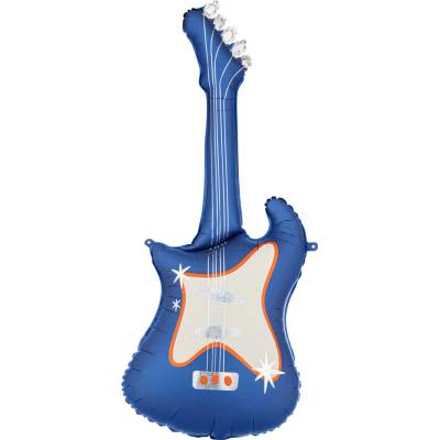 PartyDeco Balonek fóliový Kytara, 119 cm