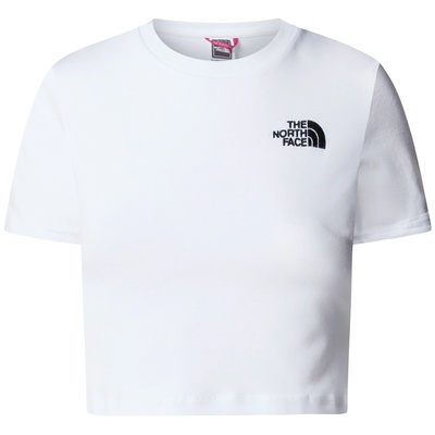 The North Face Essential Cropped Slim Short Sleeve Tee Размер: L / Цвят: бял