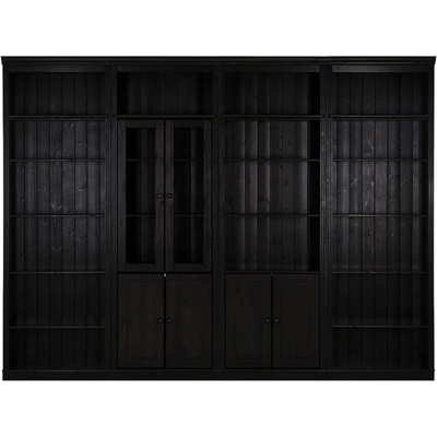 Støraa Кафява библиотека от масивен бор 296x223 cm Anita - Støraa (34584014)