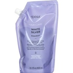 Lakmé Teknia White Silver Shampoo Неутрализиращ шампоан за платинено руса и сива коса Refill 600 ml
