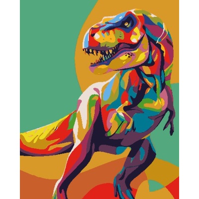 Malování podle čísel Dinosaurus Rex