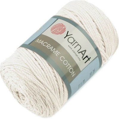 Stoklasa Pletací příze Macrame Cotton 250 g Balení: 1 ks, Varianta: 23 (752) krémová nejsvět. 23 (752) krémová nejsvět.