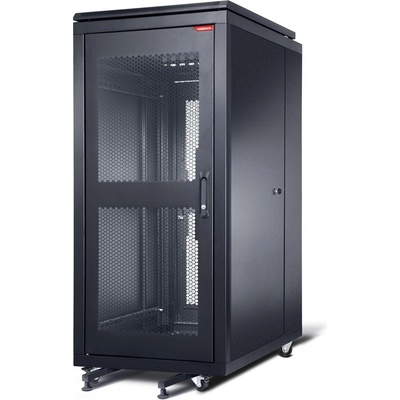 Formrack 19" Server rack 32U 600/1000mm, perforated front and back door, openable locking sides, height: 1653mm, loading capacity: 1000kg (does not include castor/feet group) (SC-32U60100)