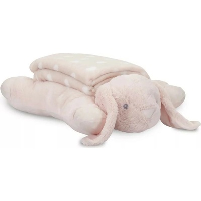Lorelli Poffy Duo deka s vankúšom Peach Bunny
