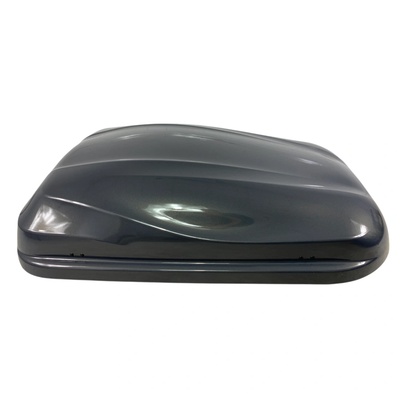 Junior Автобокс Junior Altro 140x90x38cm с 70 mm крепежи, с едностранно отваряне с ключ, 370 литра - Сив антрацид гланц (01.01.A)