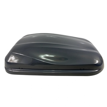 Junior Автобокс Junior Altro 140x90x38cm с 70 mm крепежи, с едностранно отваряне с ключ, 370 литра - Сив антрацид гланц (01.01.A)