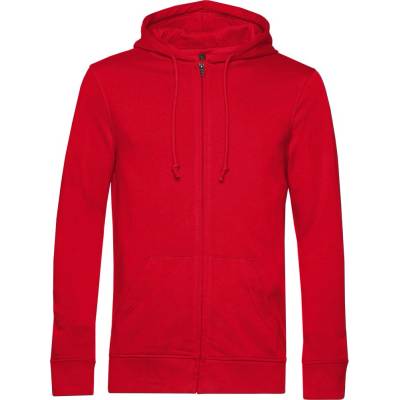 B&C Collection B&c inspire zipped hood / Мъжки суичър с качулка - червен l (01u35b00403)