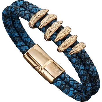 HARAHU Мъжки Гривна ha-33331 - Синьо / Златно kp33331 (ha-33331)