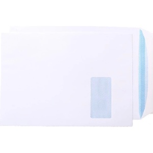 GPV Плик GPV TC/4 със силиконова подложка 229x324mm десен прозорец 50x100mm J20A222 250 броя 138373 (138373)