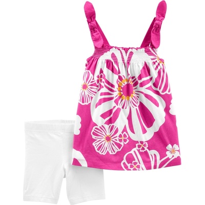 Carter's Set 2dielny tunika legíny kr. Purple Floral dievča
