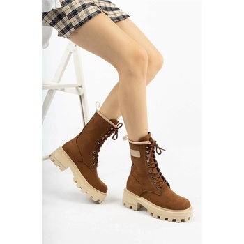 Johns Athletic Дамски боти с връзки em2391 - tаба #360822 (360822_Кафяво)