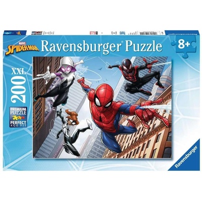 Ravensburger Пъзел Ravensburger от 200 XXL части - Спайдър мен (12694)