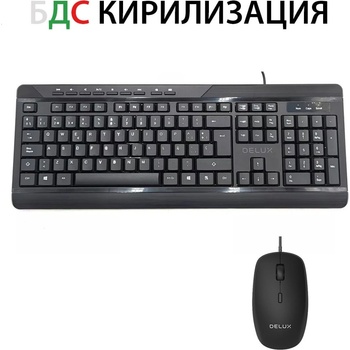 Delux K7010BU+M355BU