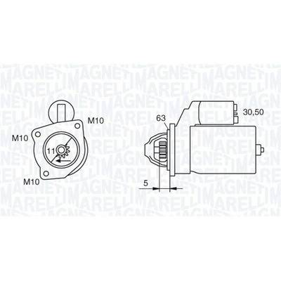 Startér MAGNETI MARELLI 063721377010