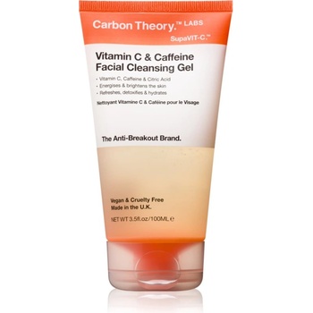 Carbon Theory Vitamin C & Caffeine почистващ гел с енергизиращ ефект с кофеин 100ml