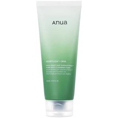 Anua Heartleaf Quercetinol Pore Deep Cleansing Foam - Почистваща пяна с кверцетинол 150мл