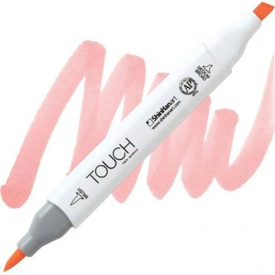 Lihová fixa TOUCH oboustranná Brush & Chisel, Light orange (R140)
