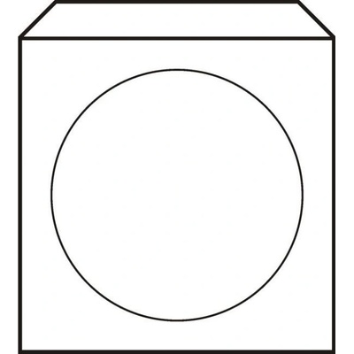 Harmanec-Kuvert Obálky na CD 125x125 s okienkom 100 ks