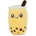 Barrado Kawaii bubble tea жълта плюшена играчка 22см (16002494)