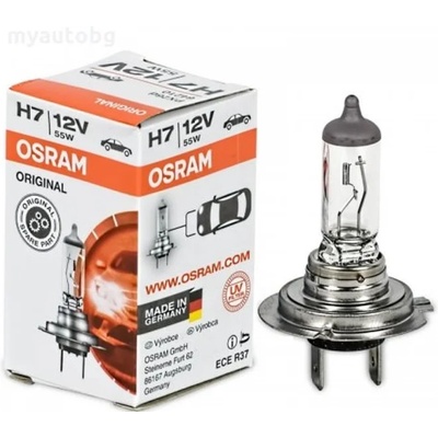 OSRAM Автомобилна крушка Osram, H7, 55W, 12V, PX26d, BOX (64210H7)