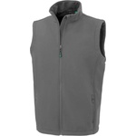 Result R 902M ЗА ПЕЧАТ / Мъжка двуслойна софтшел жилетка - Workguard сив M (30902Mr7902)