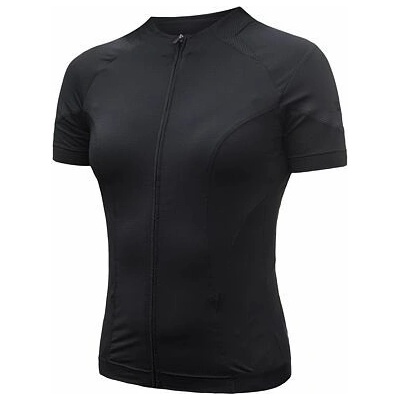 Sensor COOLMAX RACE celozip kr.rukáv true black dámský
