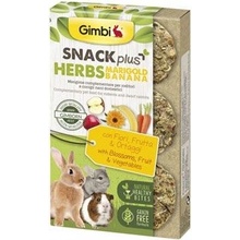 Gimbi Snack Plus bylinky Margin banán 50 g