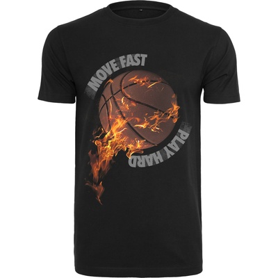 Mister Tee Мъжка тениска Mister Tee Burning BBall в черен цвятUB-MT1334-00007 - Черен, размер L