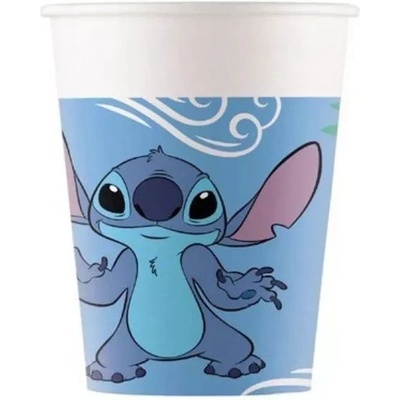 Procos Лило и Стич: Хартиени чаши със Стич, 200 мл - 8 броя (96795)