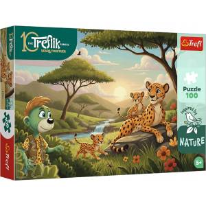 Trefl Пъзел Trefl от 100 части - Гепарди (16592) - baby