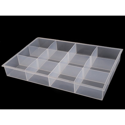 Stoklasa Plastový box / zásobník / organizér 23x34,5x4,5 cm Balení: 1 ks, Varianta: transparent transparent
