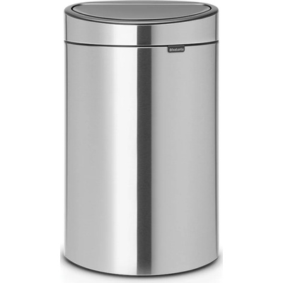 Brabantia Кош за отпадъци Brabantia - Touch Bin New, 40 l, Matt Steel (650532)