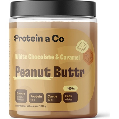 Protein & Co. Arašidový krém s karamelom 1 kg