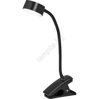 OSRAM - LED димируема настолна лампа с щипка OFFICE LINE LED/4, 8W/230V черна (P227768)