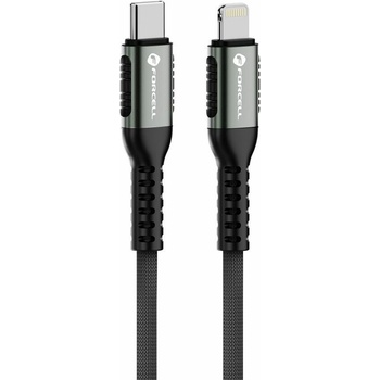 Forcell C259 USB-C na Lightning (PD 3A 27W), 2m, černý