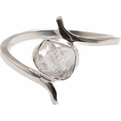 Nefertitis Designový prsten herkimer diamant stříbro R1042