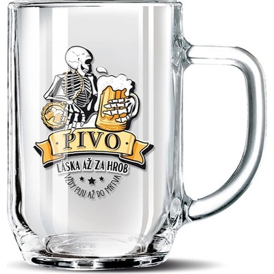 Nekupto Dárkový půllitr Láska až za hrob Rdh 500 ml