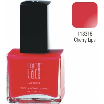 GlamLac Lak na nehty 118316 Cherry Lips 15 ml
