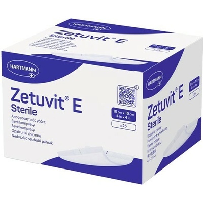 Zetuvit E sterilný nasiakavý kompres (10 x 10 cm ) 25 ks