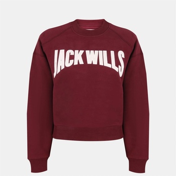 Jack Wills Блуза Jack Wills Women's JW Varsity Crew Sweatshirt - Burgundy