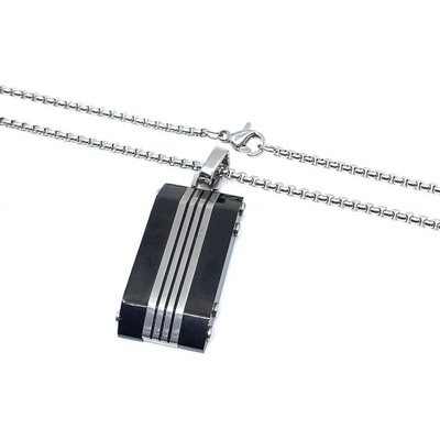 Jan Kos jewellery Řetízek s přívěskem z oceli 12117360