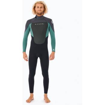 Rip Curl Мъжки Rip Curl Omega B/Zip M 4/3 mm GB 8088 black/green пяна за плуване 138MFS