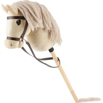 Hobby Horsing na tyči koník Bieco béžový