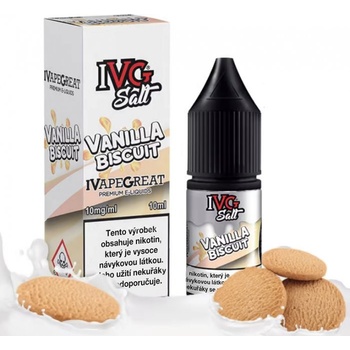 IVG Salt Vanilla Biscuit 10 ml 20 mg