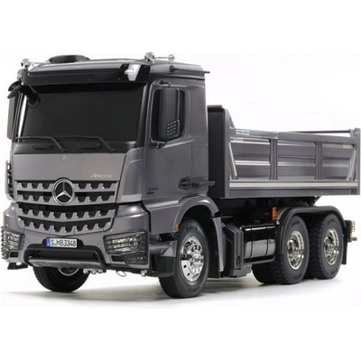 Tamiya RC Tamiya RC MB Arocs 3348 Tipper Truck 6x4 nenafarbený biela KIT 1:14