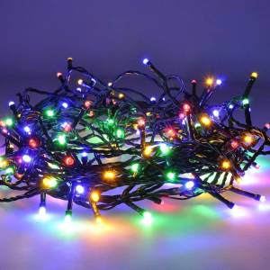 Brilagi - LED външна гирлянда 200xLED/8 режима 23 m IP44 многоцветна (BG0251)