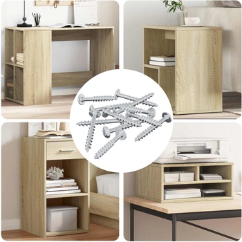 vidaXL Винт 7792 pcs Сребрист 9, 8 x 35 мм Желязо (864480)