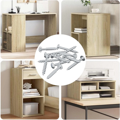 vidaXL Винт 7792 pcs Сребрист 9, 8 x 35 мм Желязо (864480)